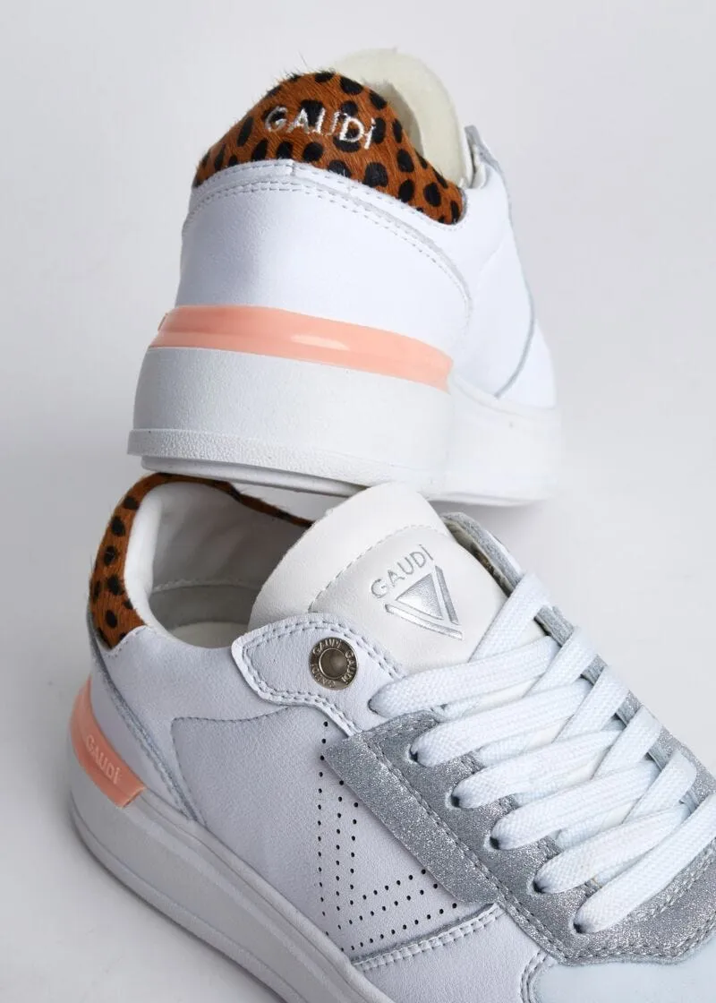 Sneaker con dettaglio animalier