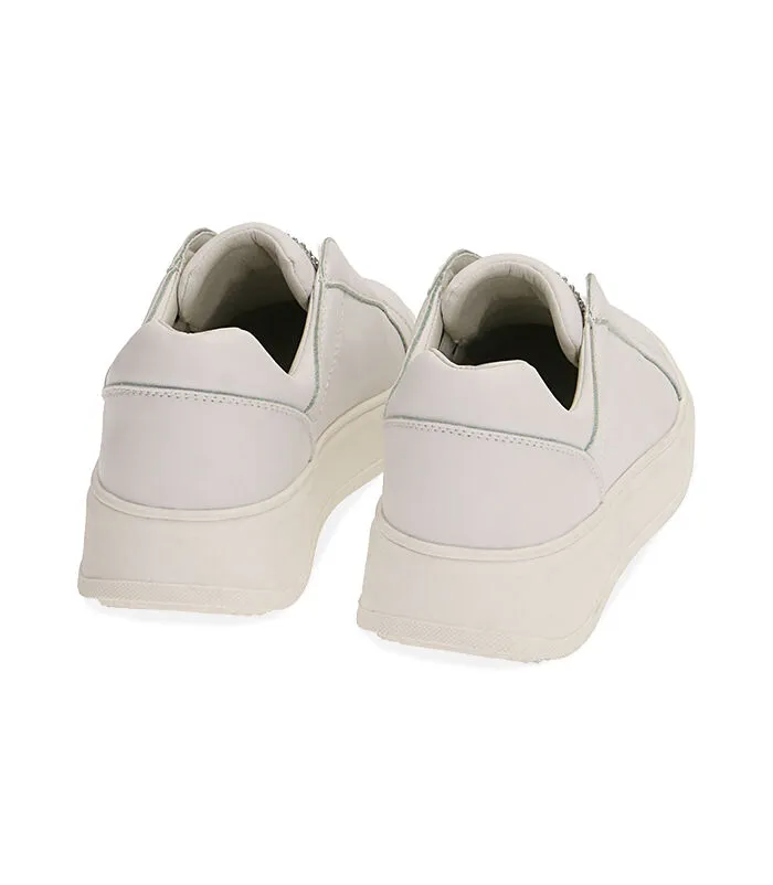 Sneakers bianco/argento