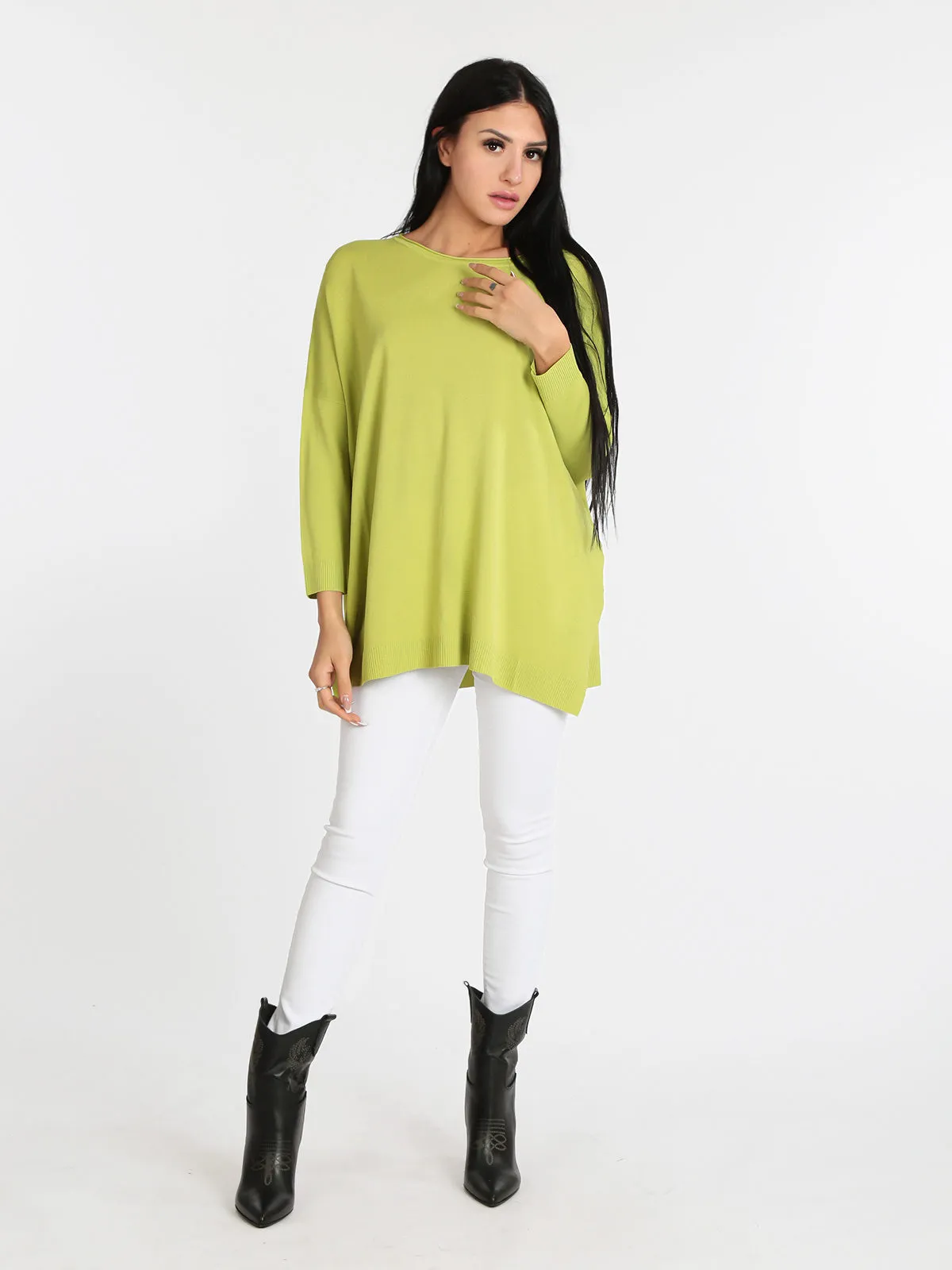 Solada Pull femme oversize léger