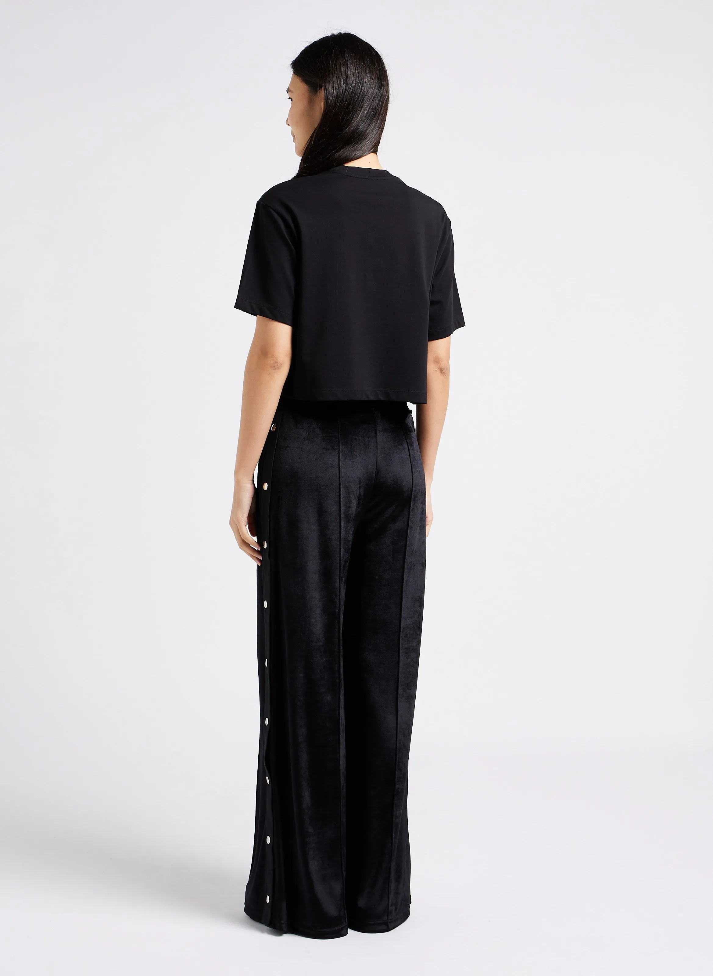  SONIA RYKIEL   Pantaloni larghi a vita alta | Nero