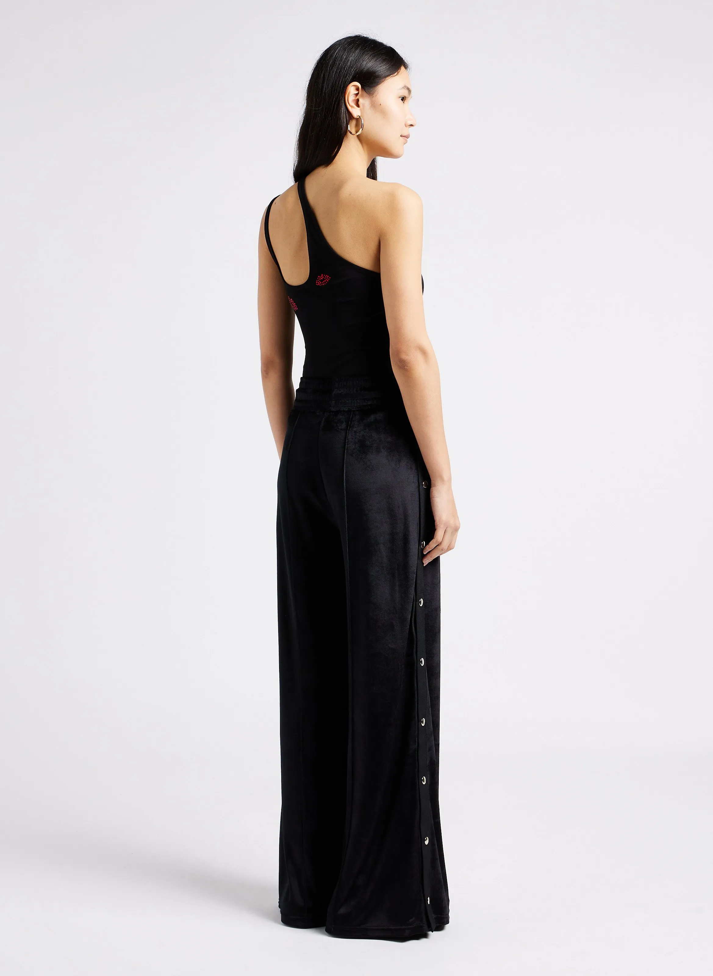  SONIA RYKIEL   Pantaloni larghi a vita alta | Nero