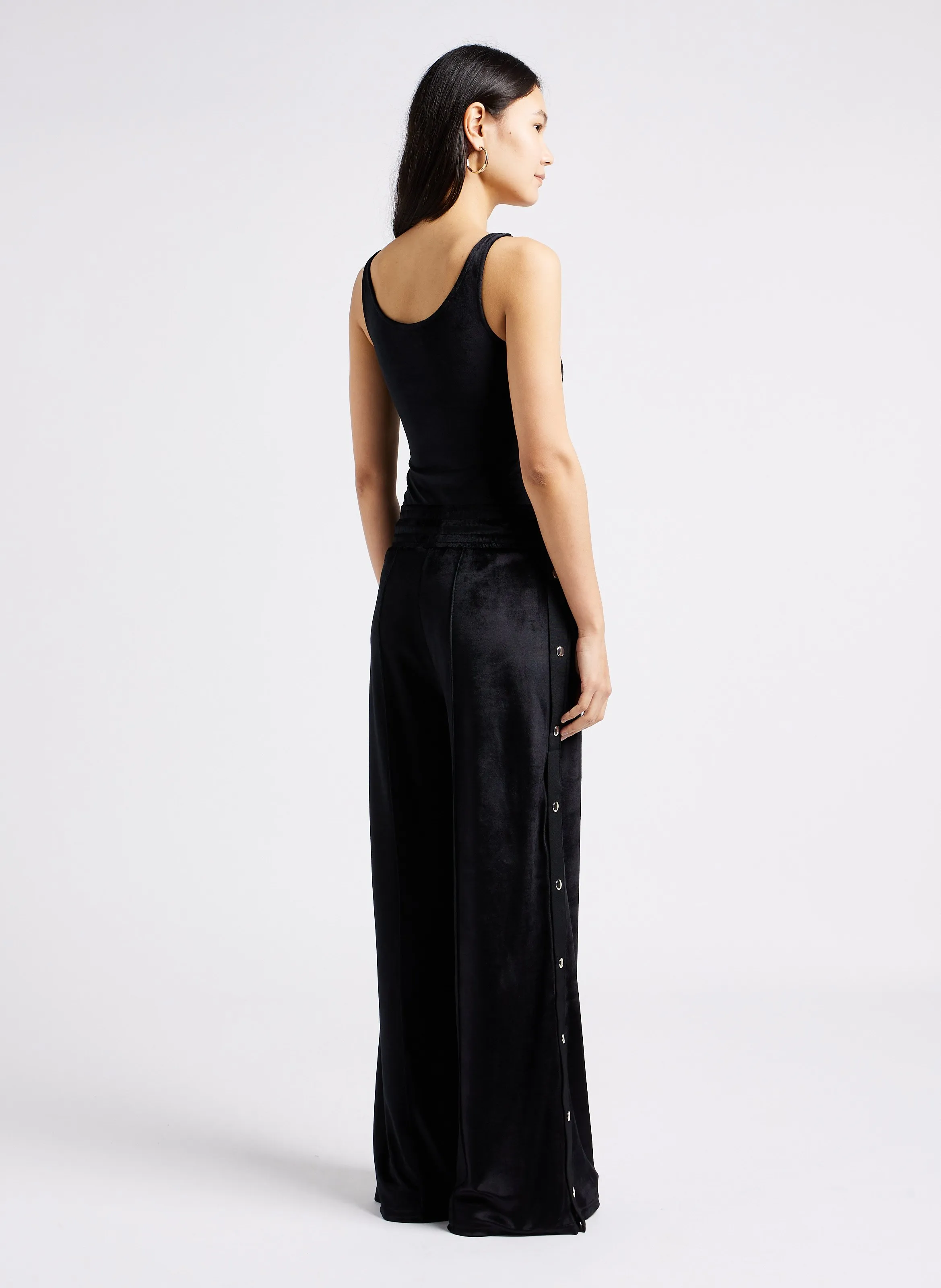  SONIA RYKIEL   Pantaloni larghi a vita alta | Nero