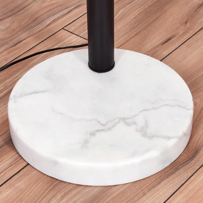 Soungou Lampada da terra Nero, Bianco, 3-Luci