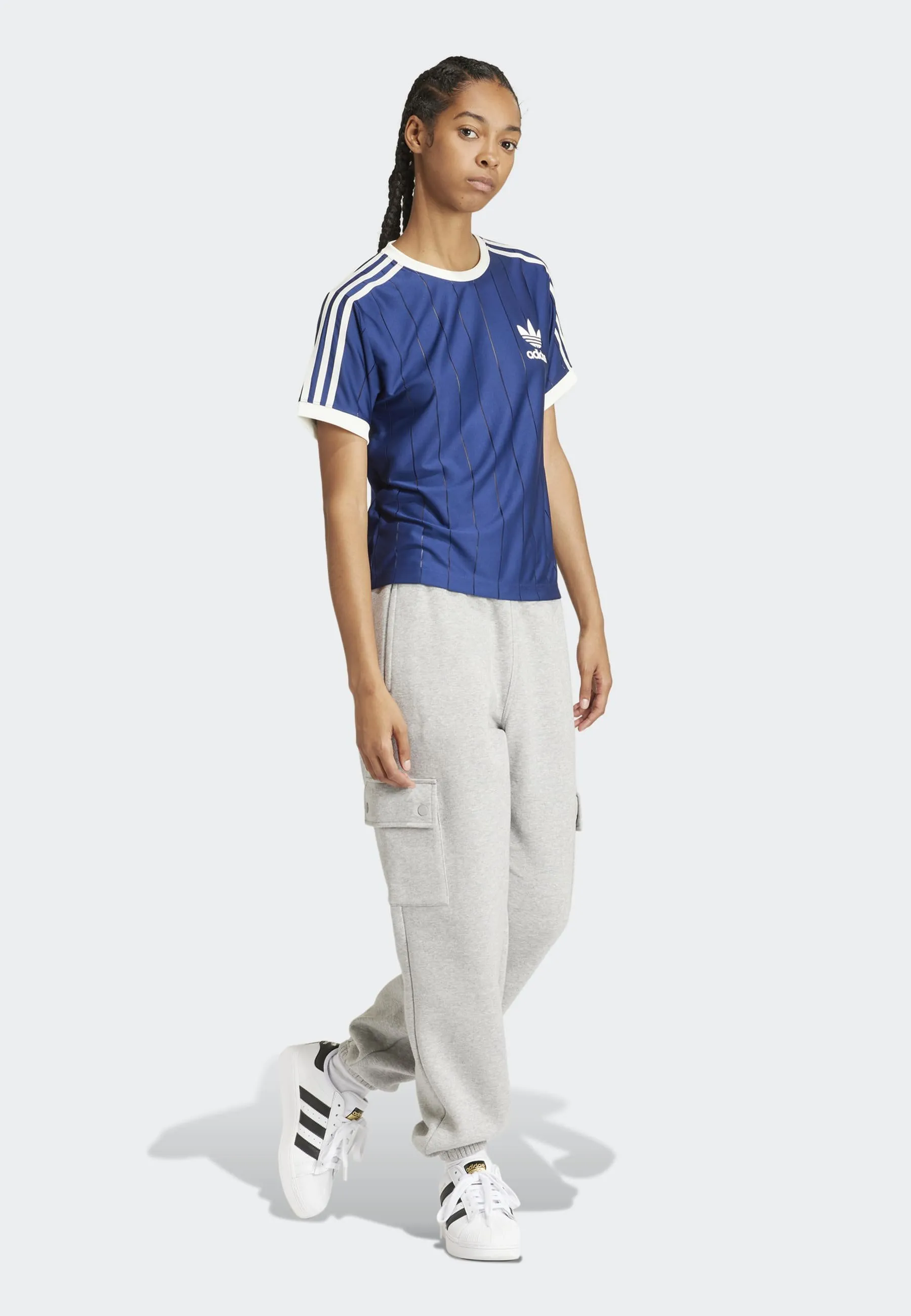 SPORTS CLUB 3 STRIPE TEE - T-shirt con stampa
