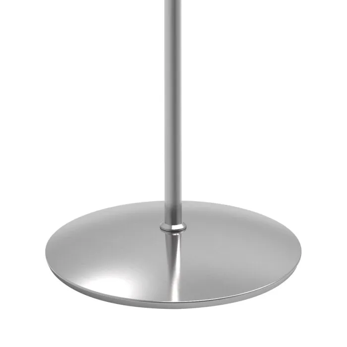 Steinhauer Tallerken Lampada da terra LED Acciaio inox, Bianco, 3-Luci