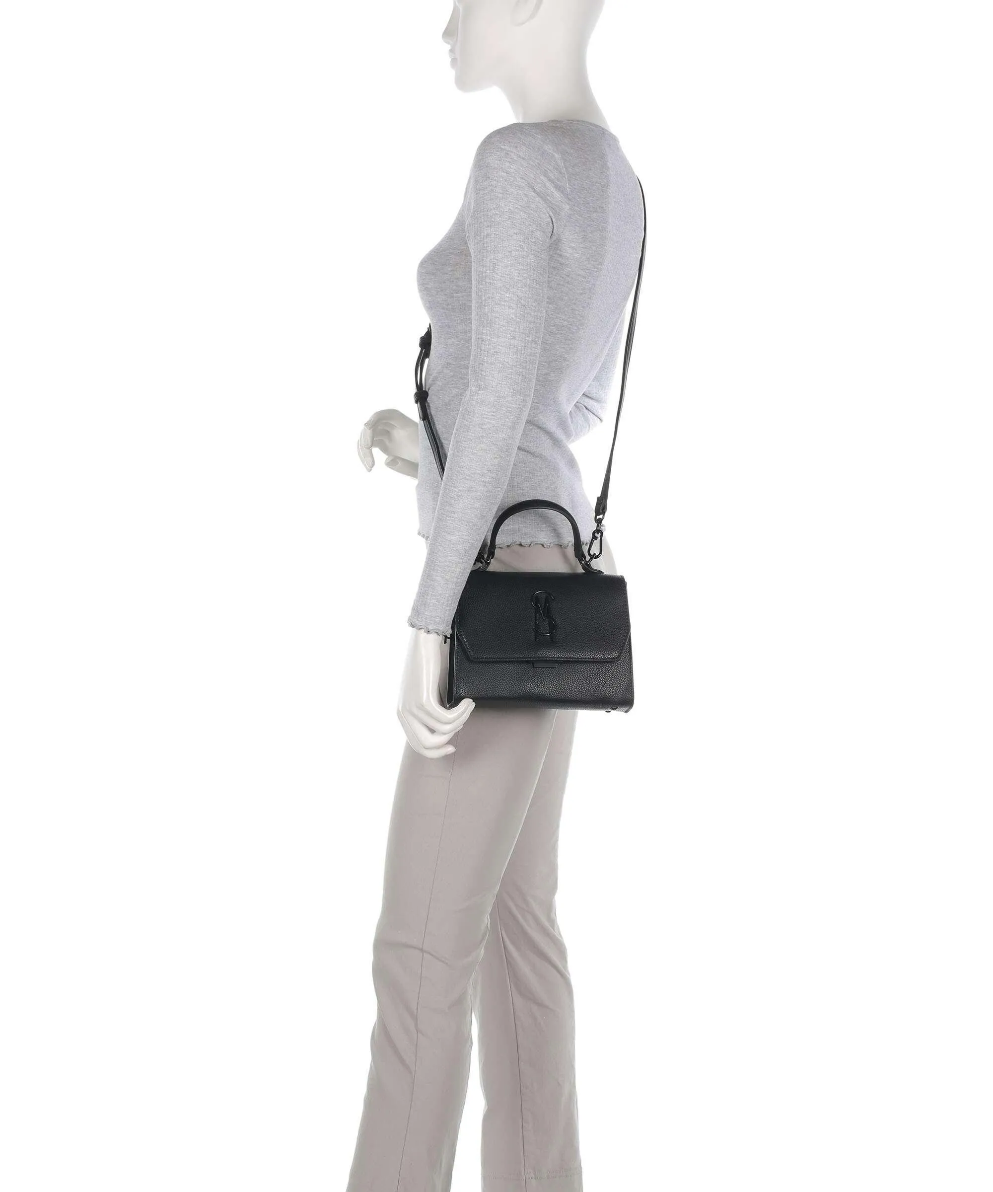  Steve Madden BLATTUCA Borsa a mano pelle sintetica nero  