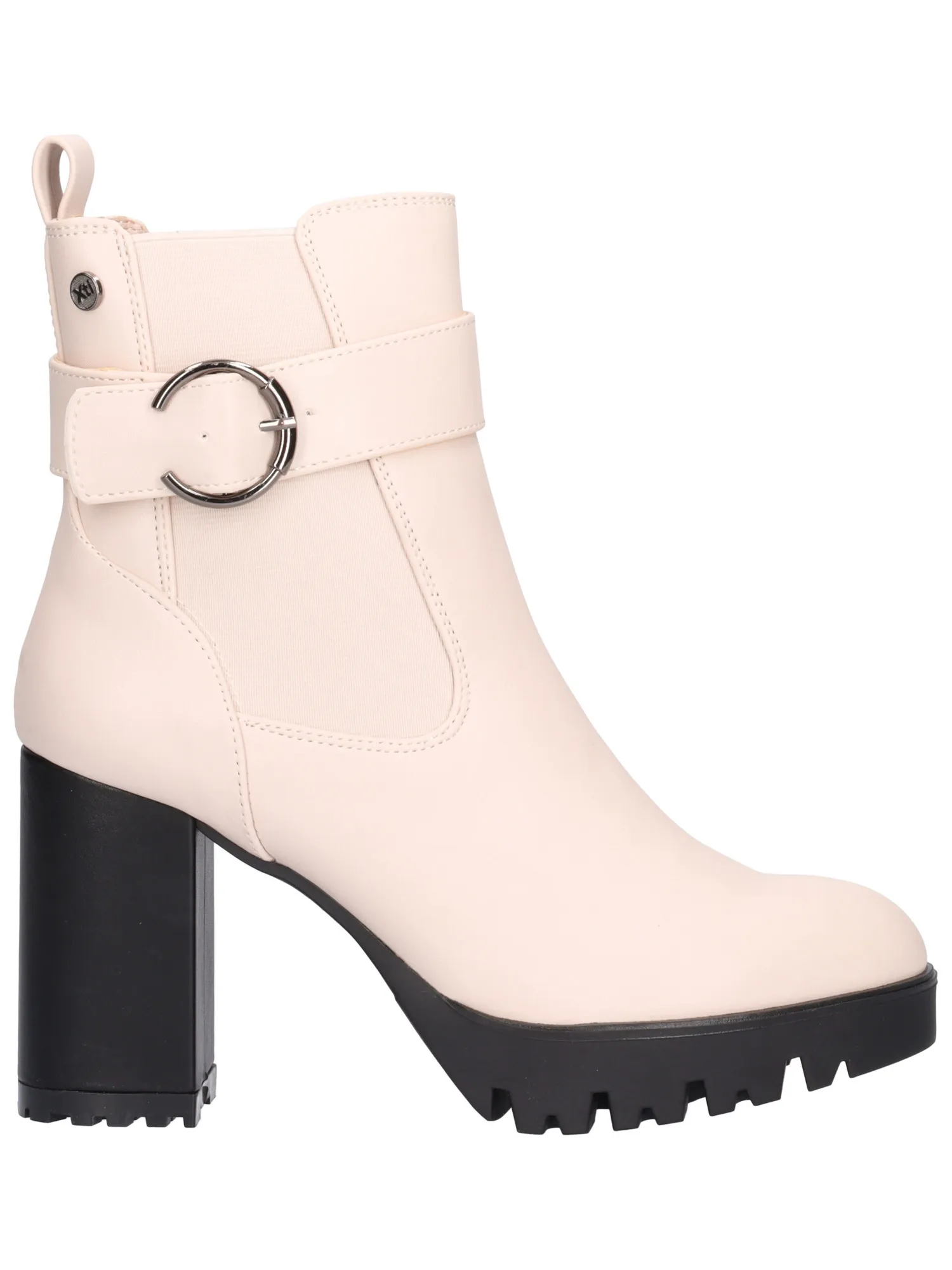 Stivaletto tacco largo Xti Vegan da donna avorio