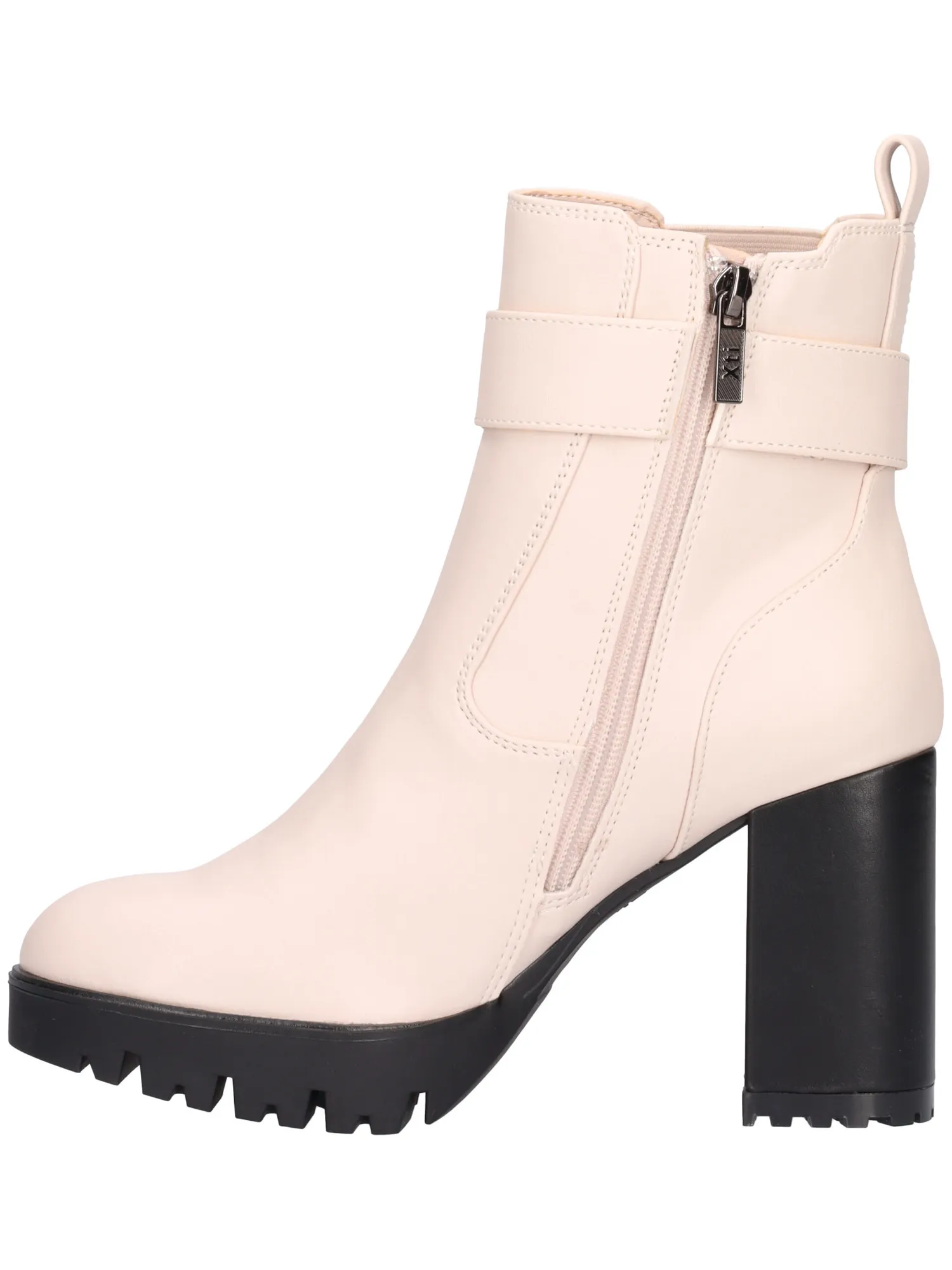 Stivaletto tacco largo Xti Vegan da donna avorio