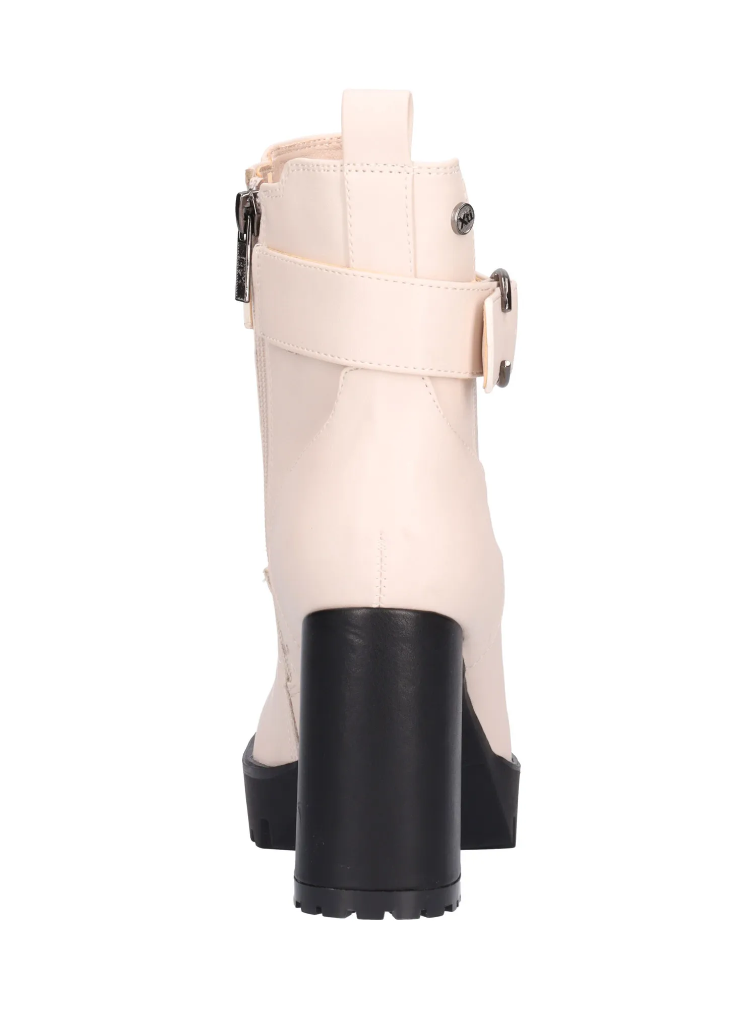 Stivaletto tacco largo Xti Vegan da donna avorio