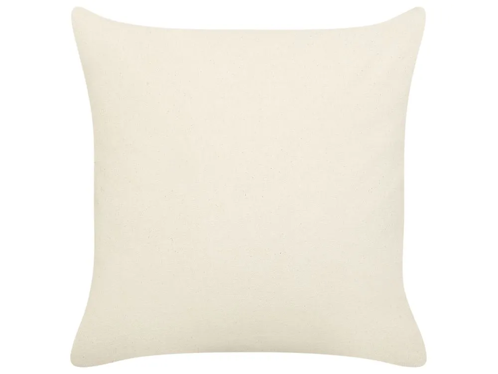SUGARPLUM Set di 2 cuscini Modello natalizio Beige chiaro 45 x 45 cm Cotone