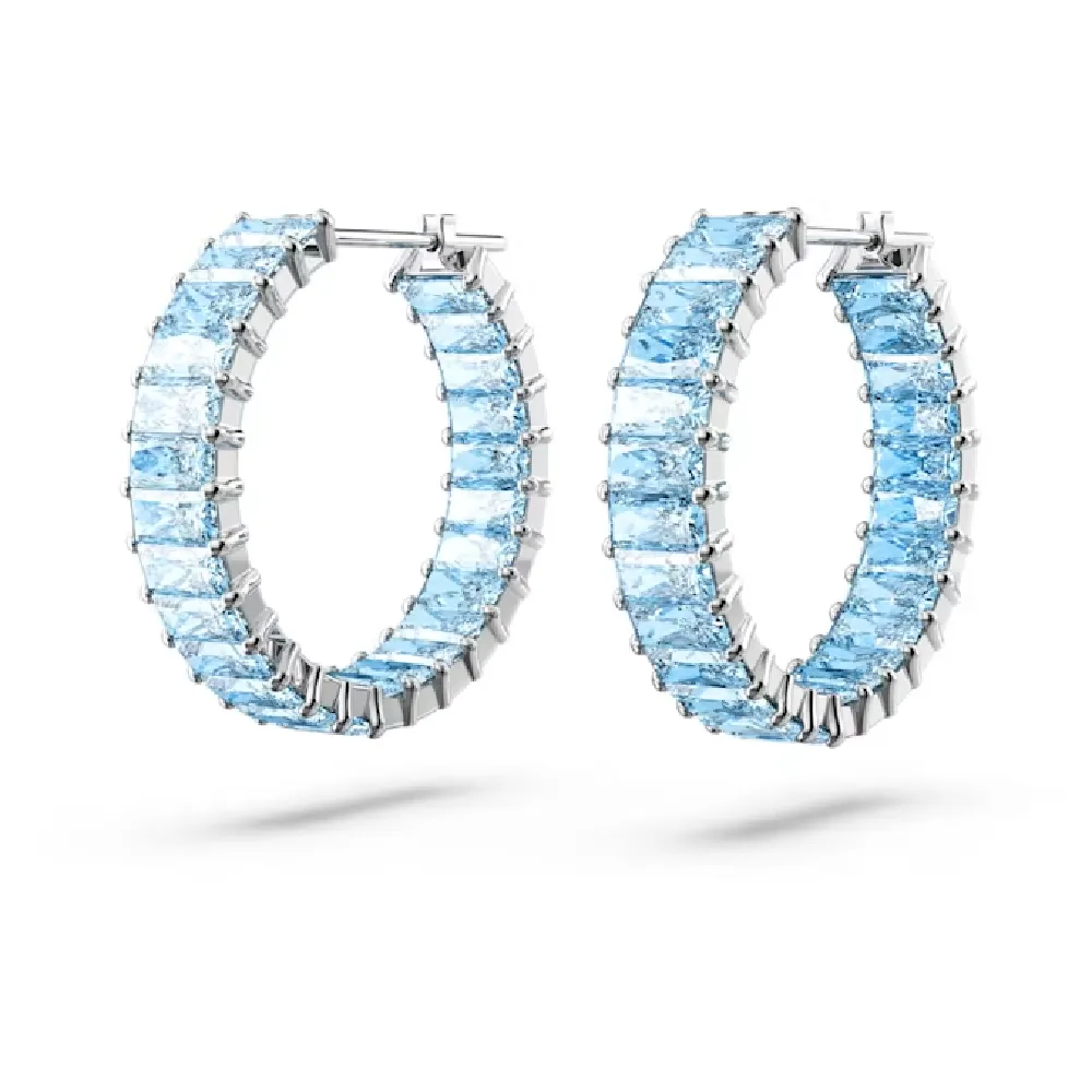 Swarovski Orecchini a cerchio Matrix