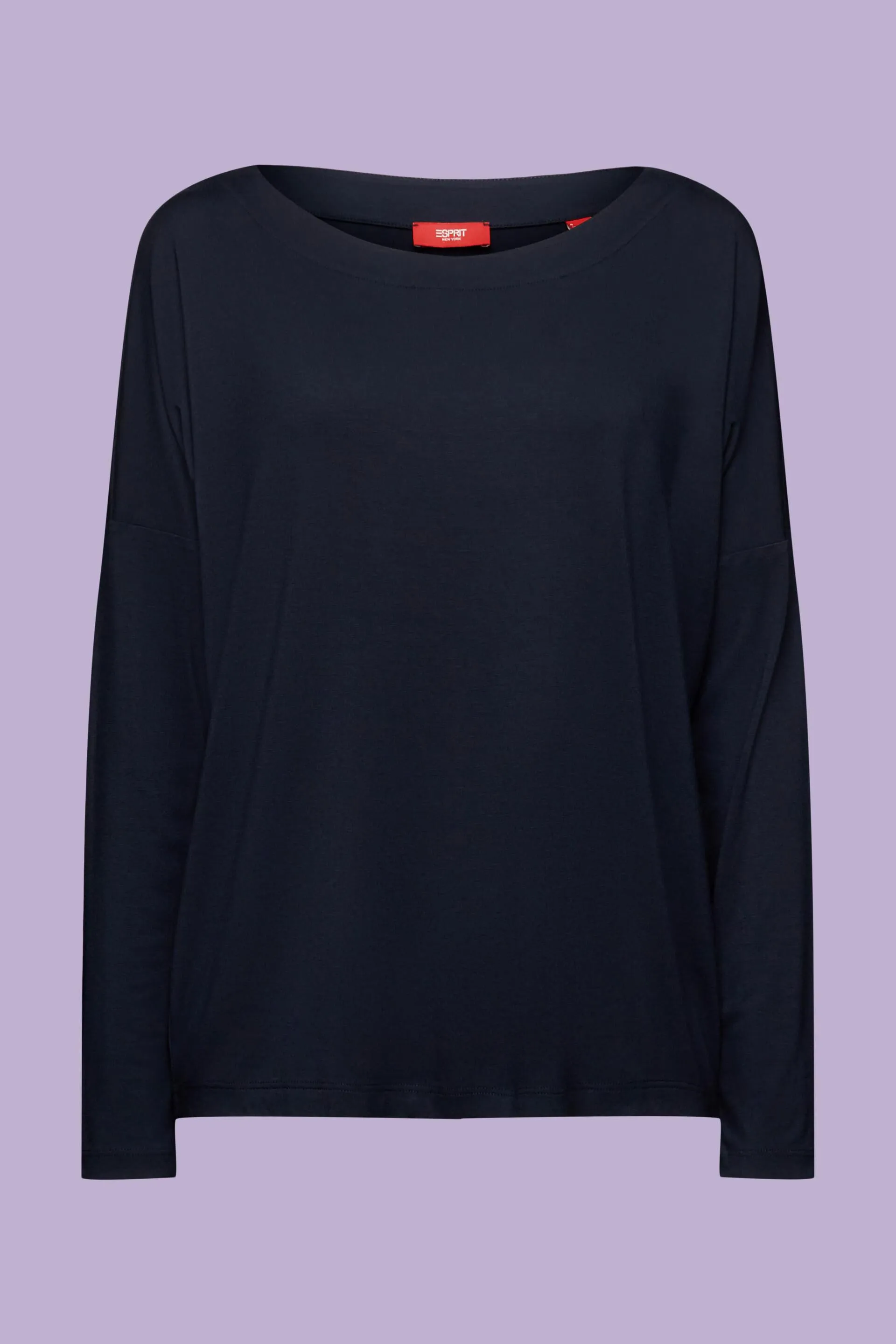 T-shirt a maniche lunghe a pipistrello