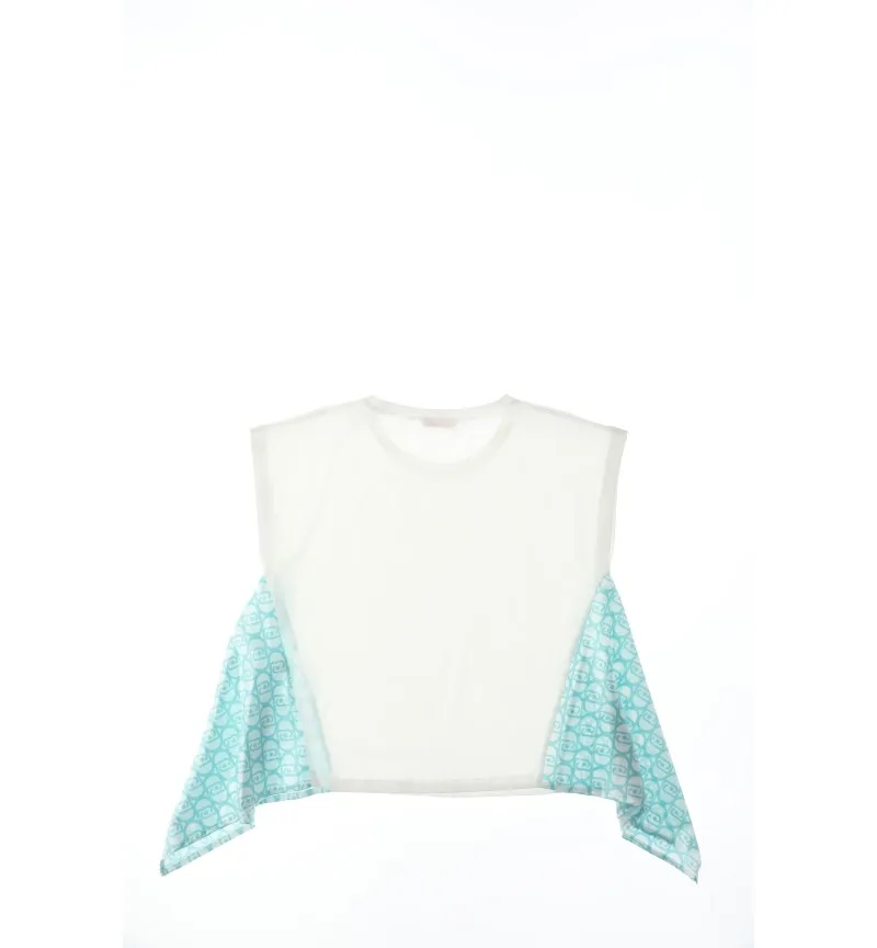 T-shirt con inserti