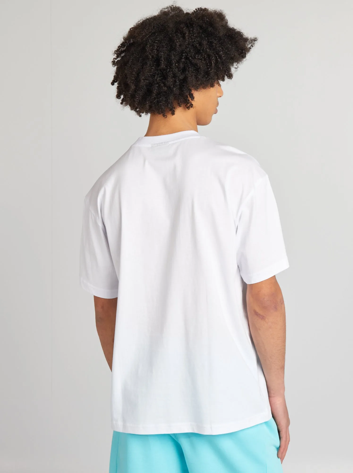 T-shirt oversize 'Rick and Morty' - bianco