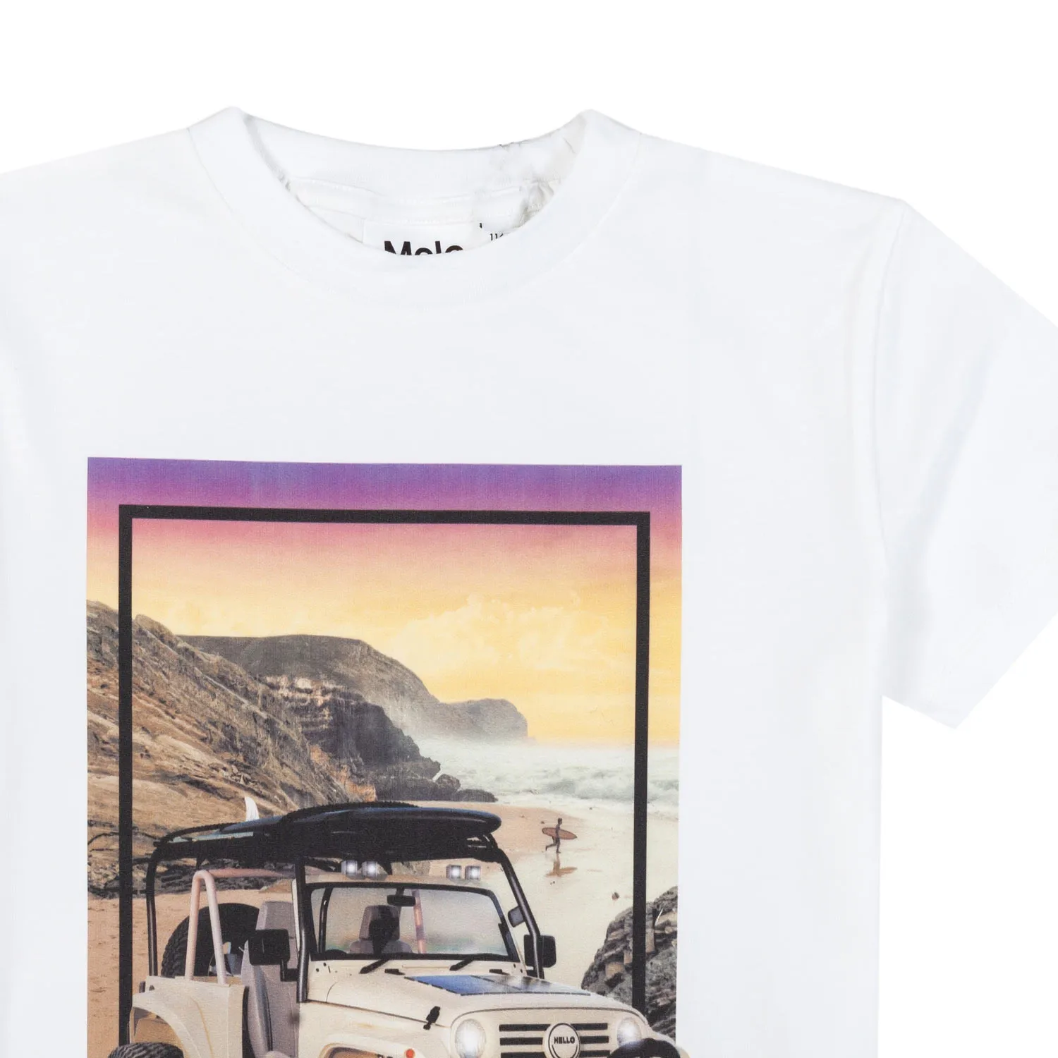 T-Shirt Unisex Surf Jeep Bianca