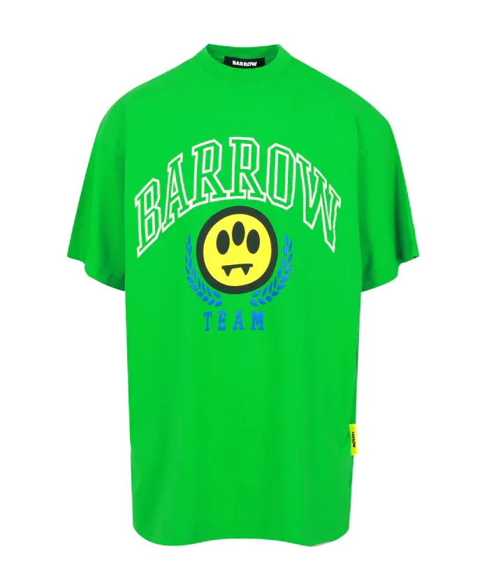 T-SHIRT VERDE IN COTONE OVERSIZE