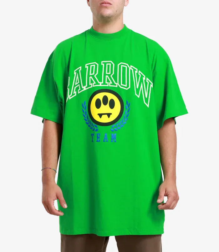 T-SHIRT VERDE IN COTONE OVERSIZE