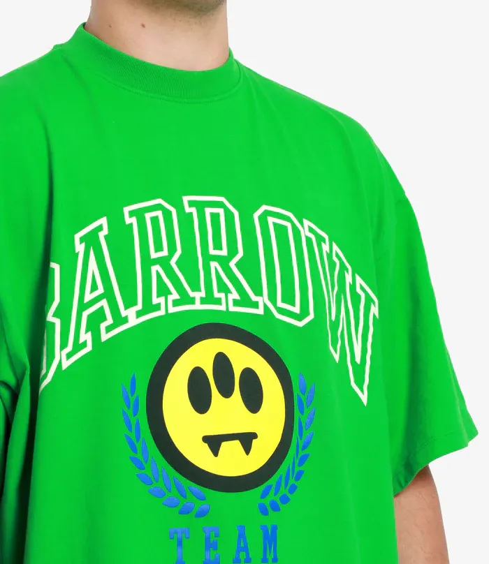 T-SHIRT VERDE IN COTONE OVERSIZE