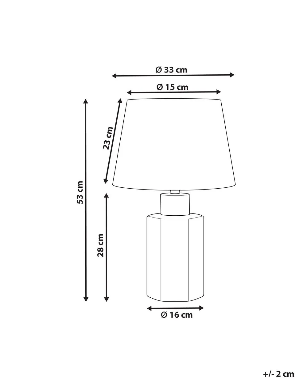 Table Lamp MARCELIN Porcelain White