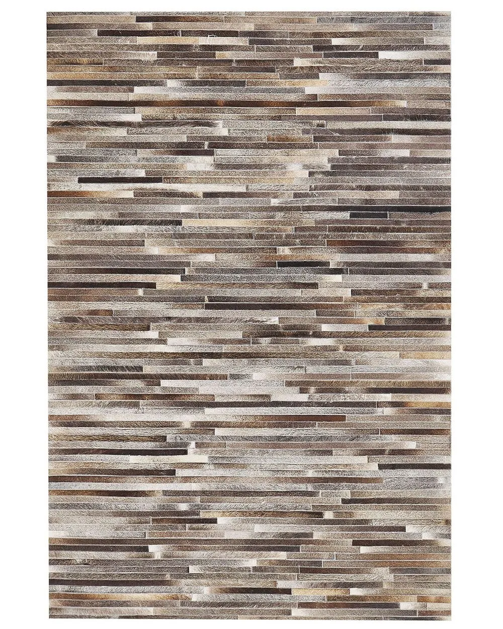 Tappeto in pelle multicolore 140 x 200 cm TUZLUCA