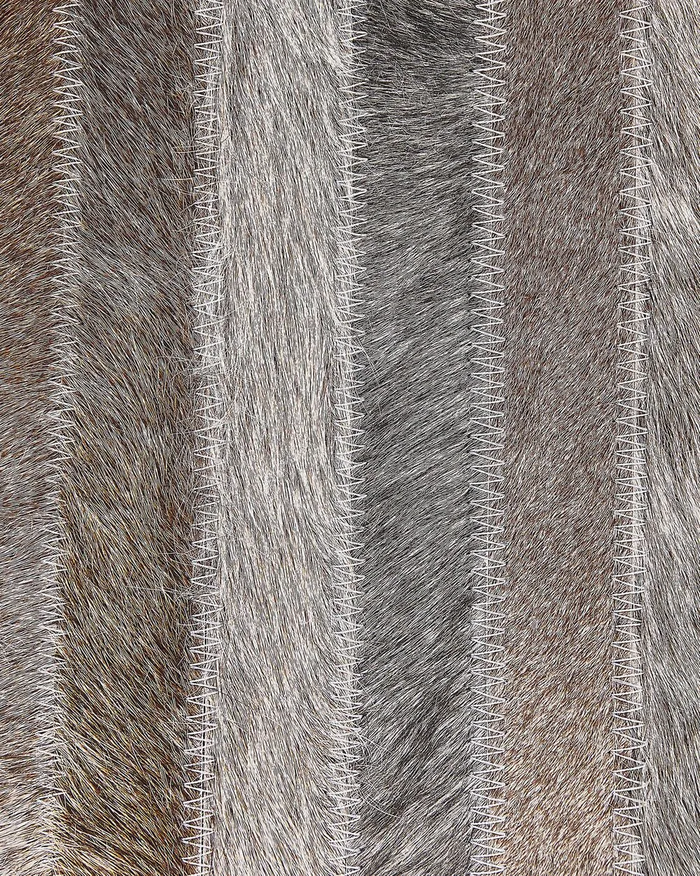 Tappeto in pelle multicolore 140 x 200 cm TUZLUCA
