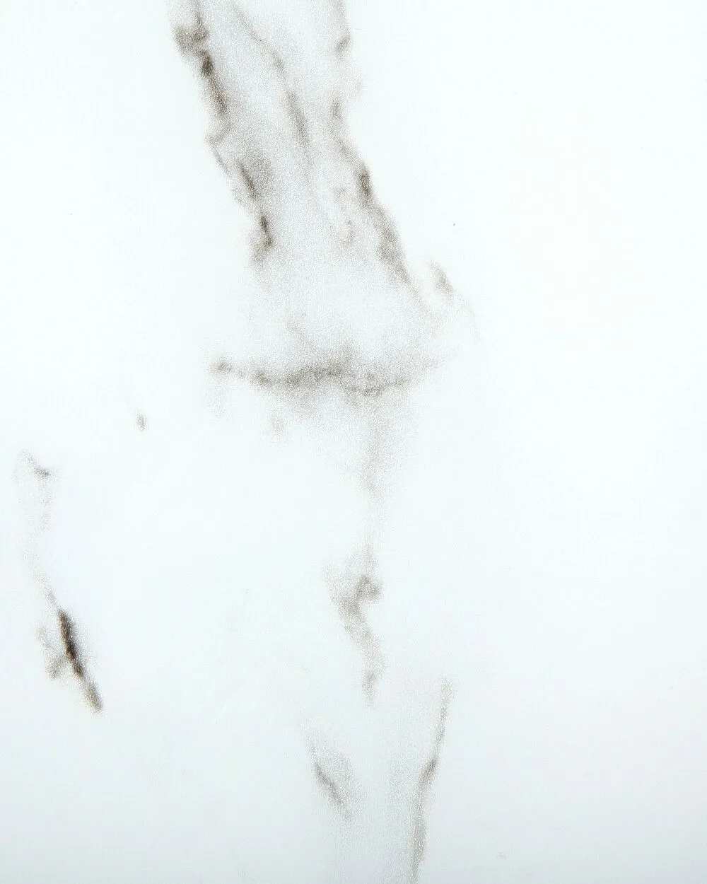 Tavolino consolle DELANO Vetro temperato Nero/ Bianco