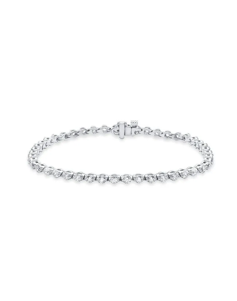 Tennis Di 18 cm in Oro Bianco e Diamanti 6 carati