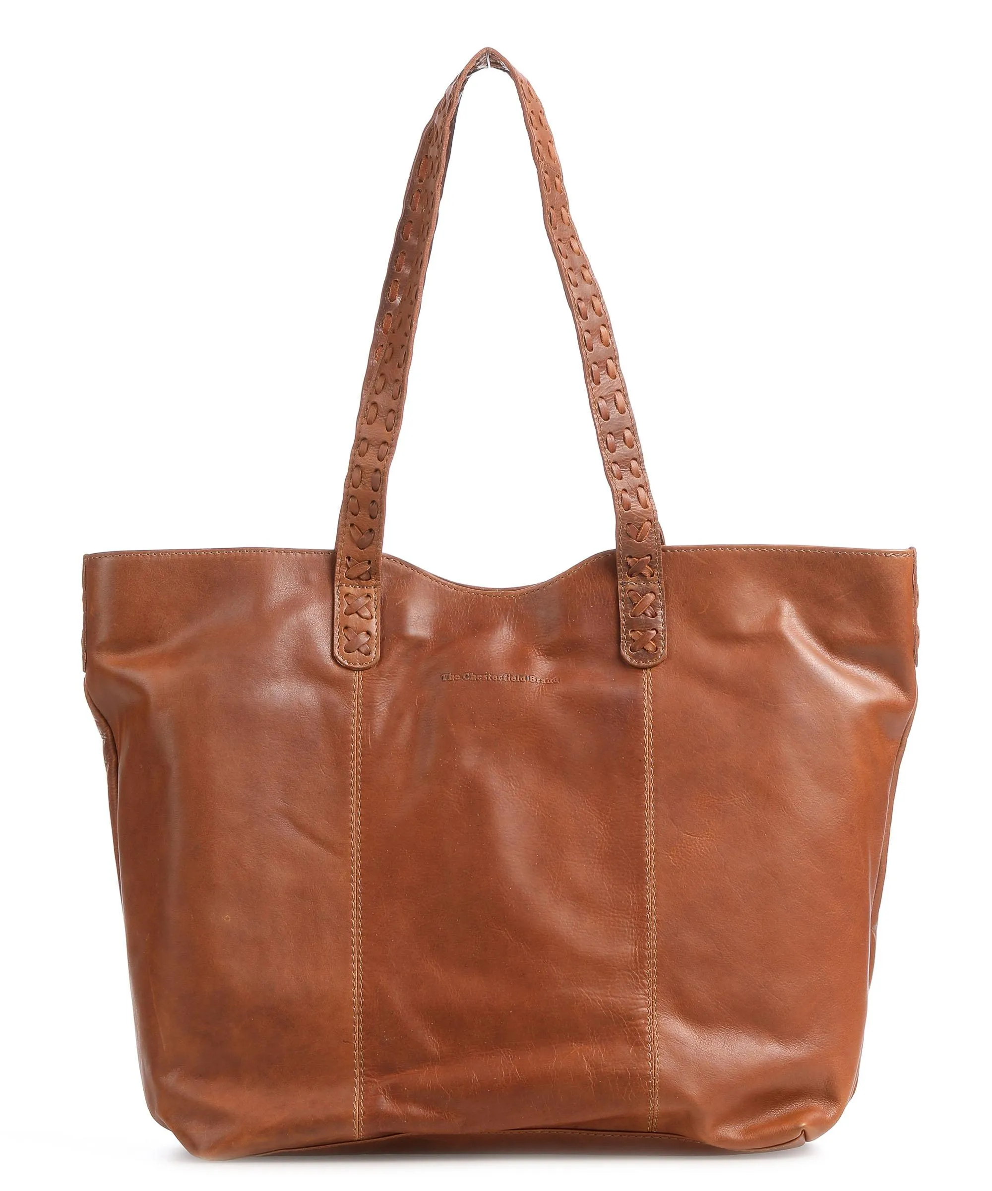  The Chesterfield Brand Kansas Borsa shopper 15″ pelle bovina cognac  