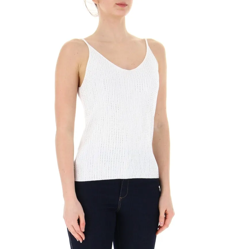 Top con strass
