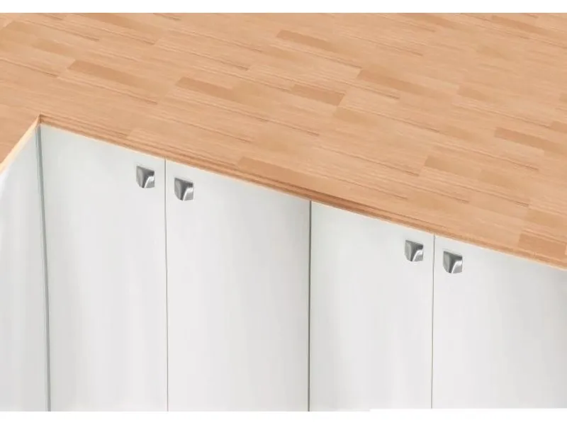 Top cucina legno massello faggio 240x60x2,7 cm