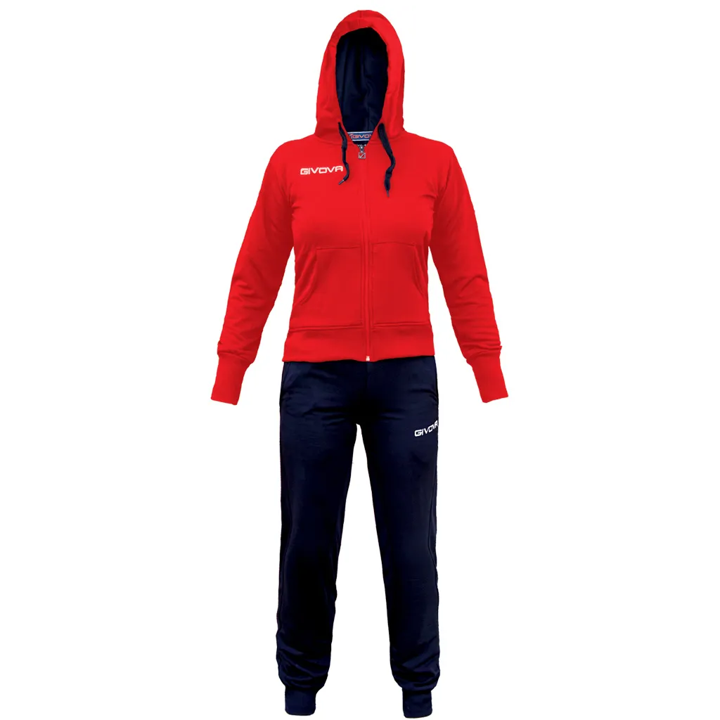 Tuta Givova LADY (Donna&Bambina) Cotone polarfleece con cappuccio