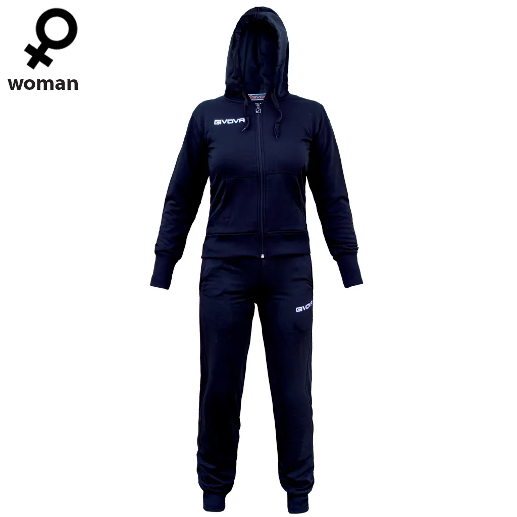 Tuta Givova LADY (Donna&Bambina) Cotone polarfleece con cappuccio
