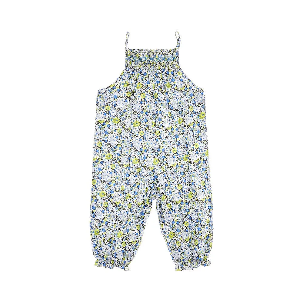 Tuta in cotone floreale
