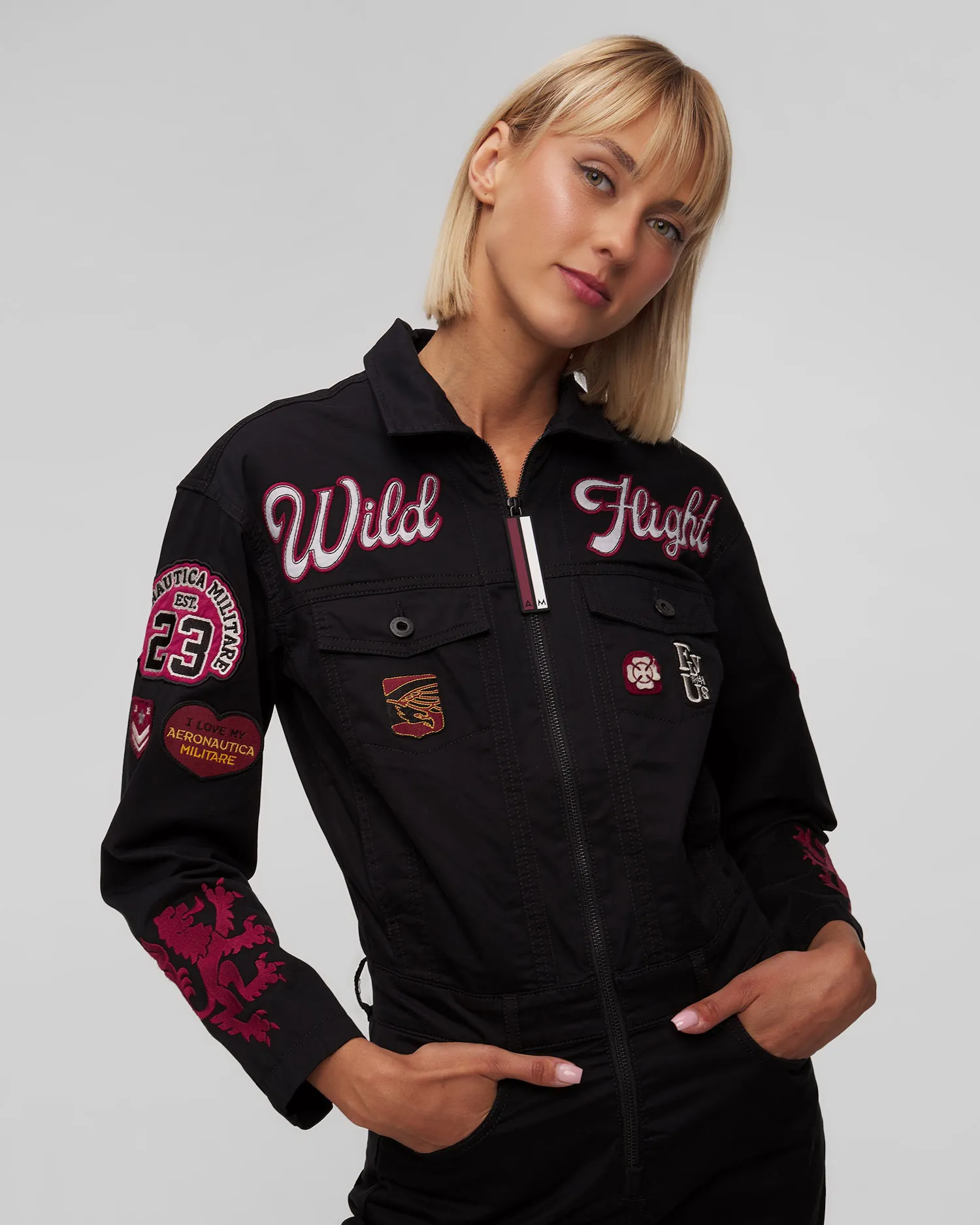 Tuta nera da donna Aeronautica Militare 242TU136DCT3406-101
