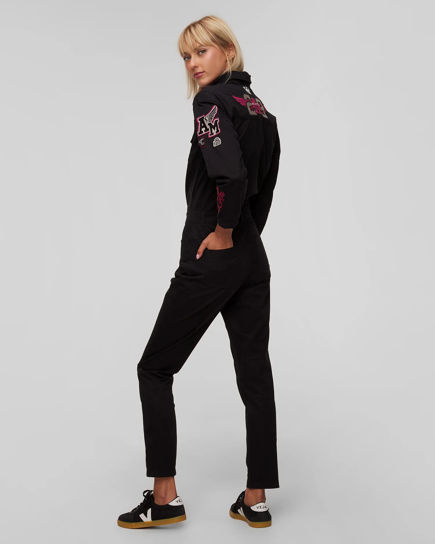 Tuta nera da donna Aeronautica Militare 242TU136DCT3406-101