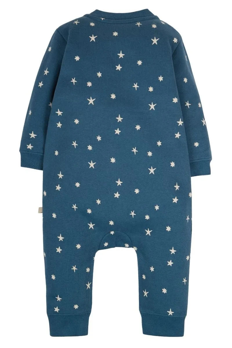 Tutina in pile di cotone biologico per bambini Frugi - Abisko Stars/Rainbow