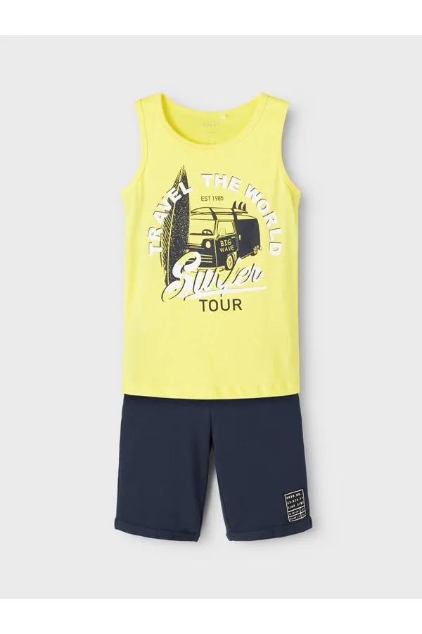 Twin set Bambino Name It Giallo e Blu 