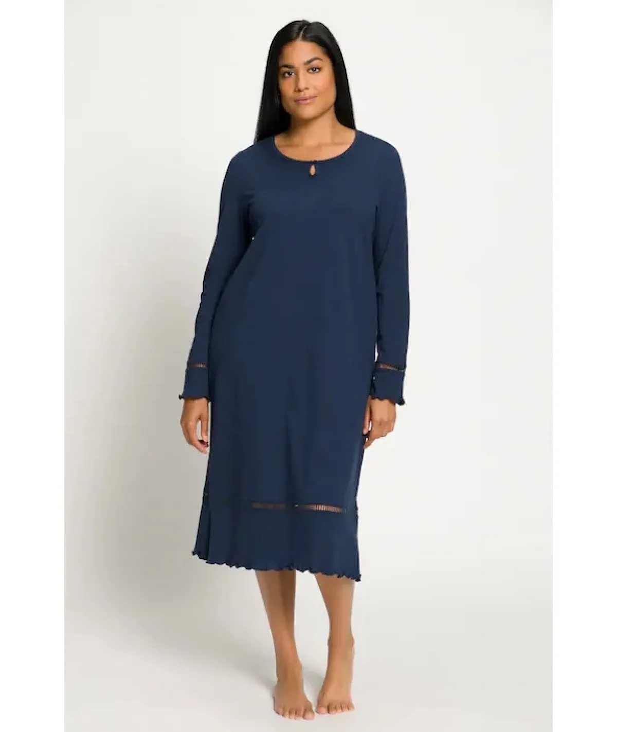 ULLA POPKEN CAMICIA DA NOTTE CURVY PER DONNA E RAGAZZA TAGLIE COMODE
