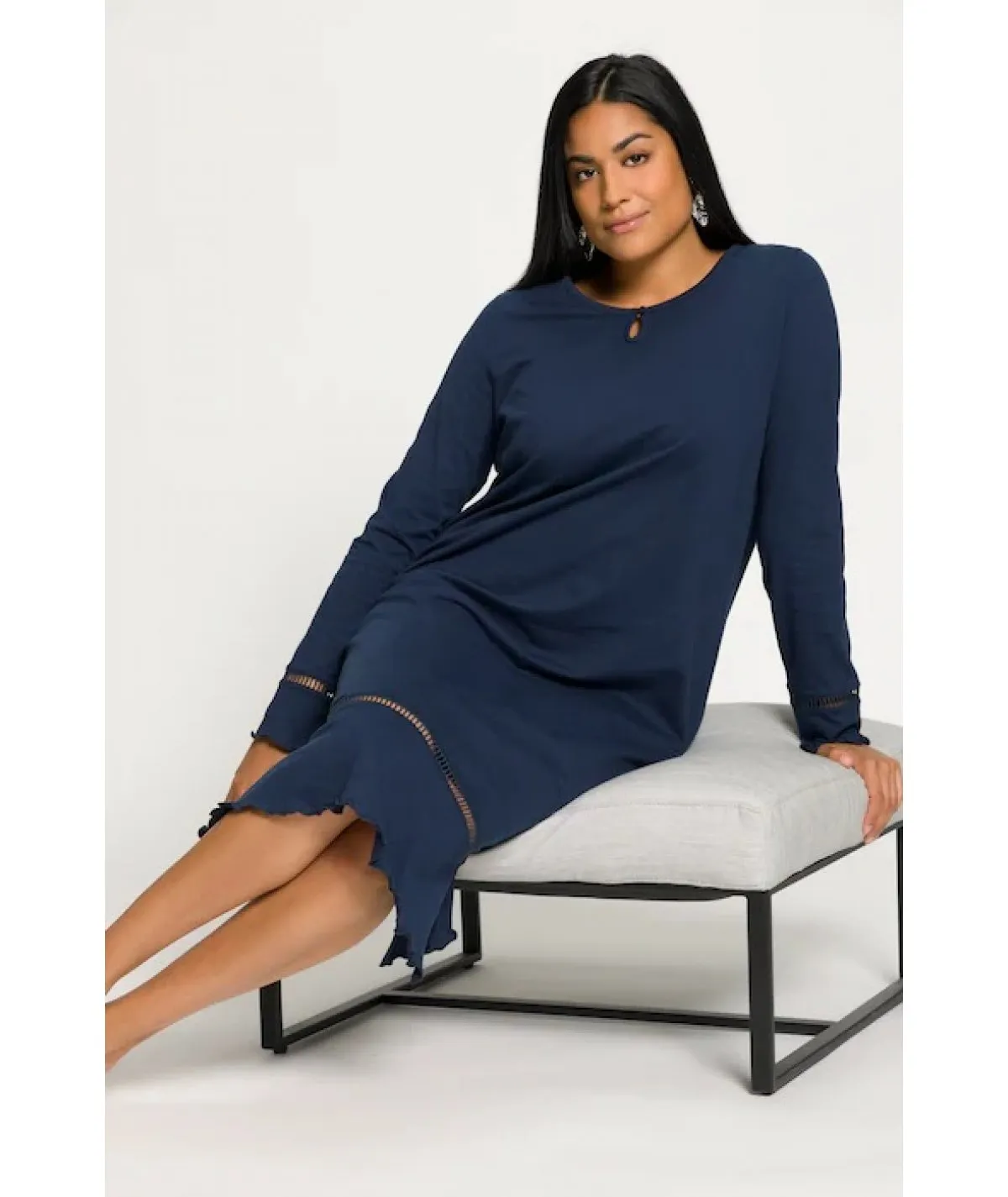 ULLA POPKEN CAMICIA DA NOTTE CURVY PER DONNA E RAGAZZA TAGLIE COMODE