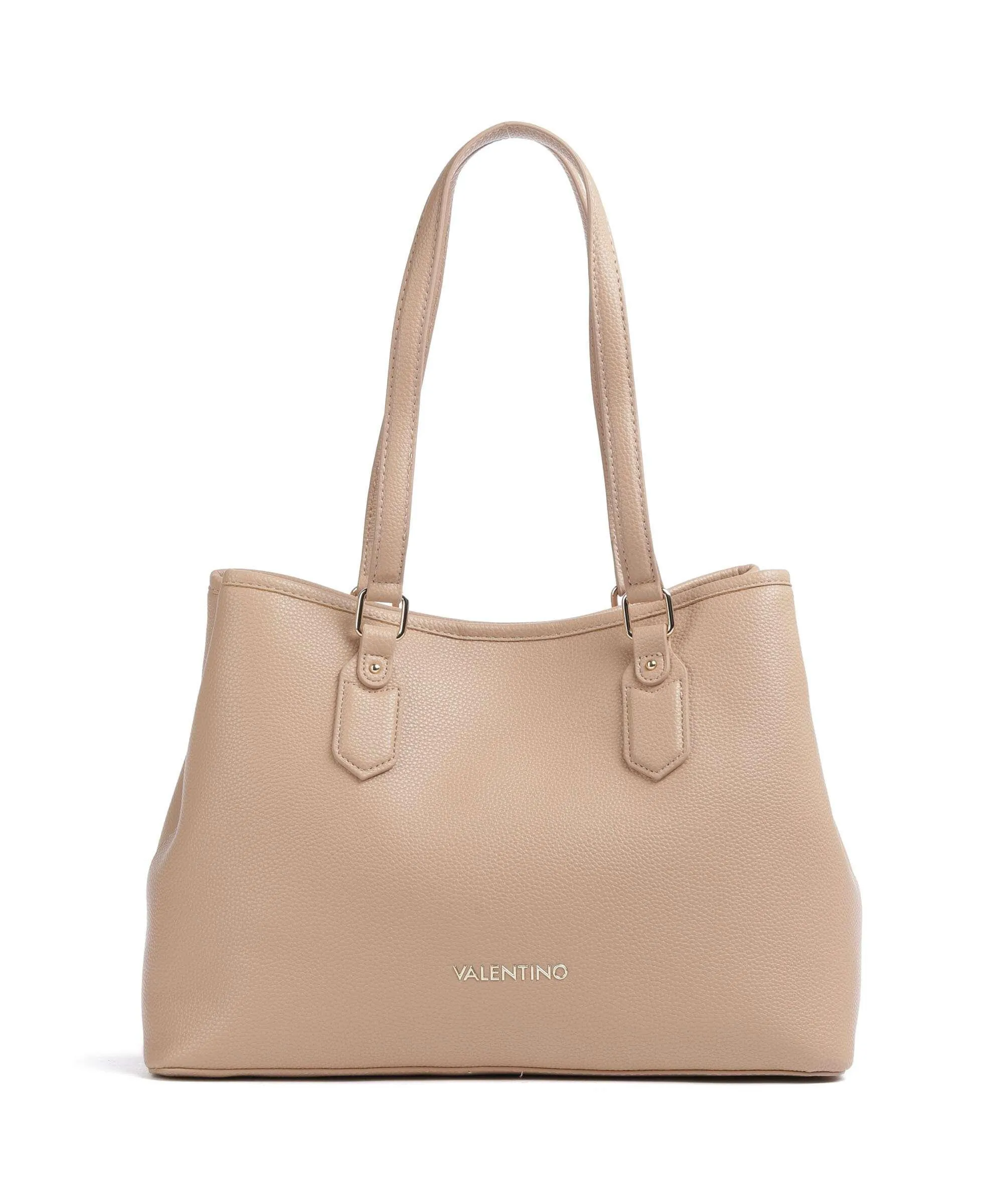  Valentino Bags Brixton Borsa shopper pelle sintetica beige  