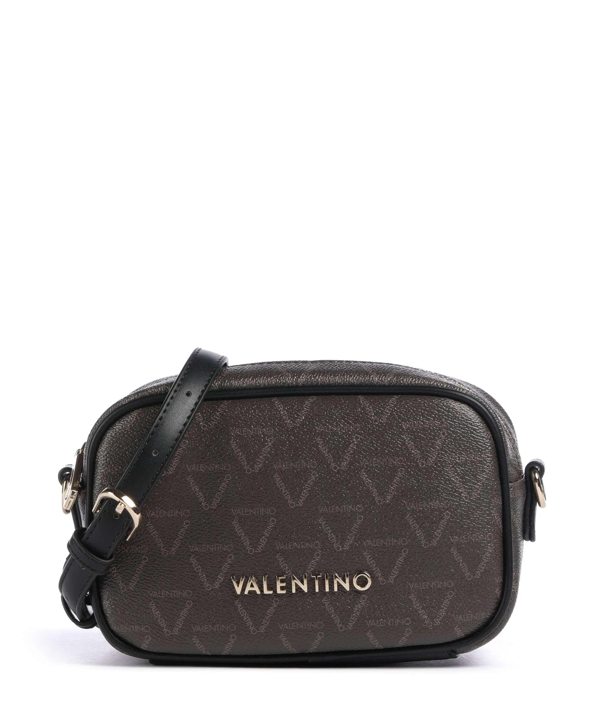  Valentino Bags Lady Re Borsa a tracolla poliuretano marrone scuro  