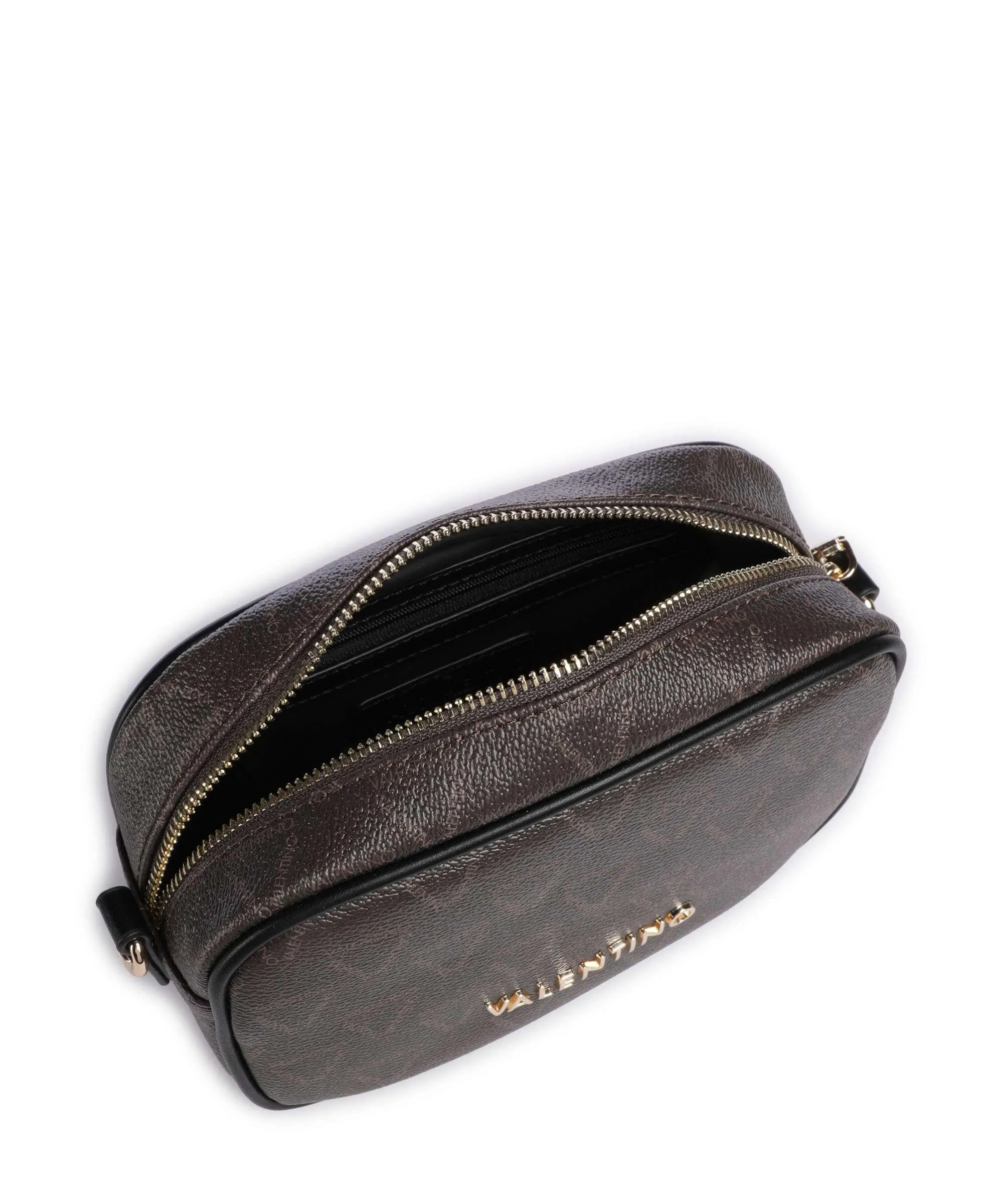  Valentino Bags Lady Re Borsa a tracolla poliuretano marrone scuro  
