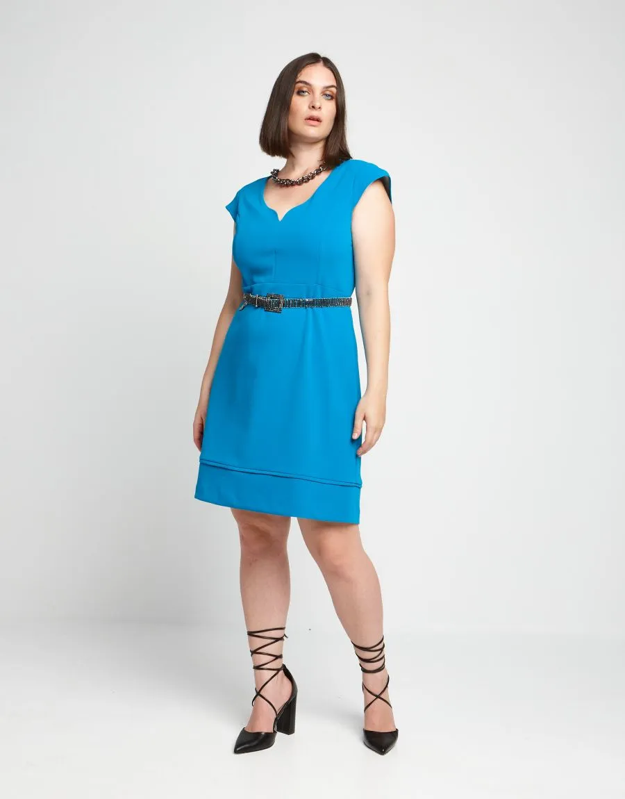 Vestito a bambolina con scollo a cuore
