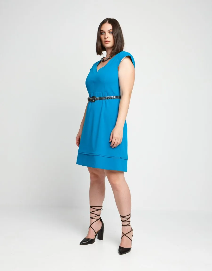 Vestito a bambolina con scollo a cuore