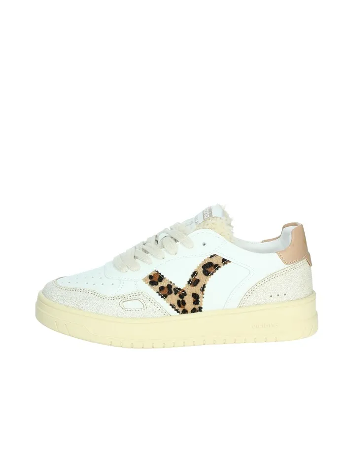VICTORIA  SNEAKERS BASSA 1257124 BIANCO/CUOIO
