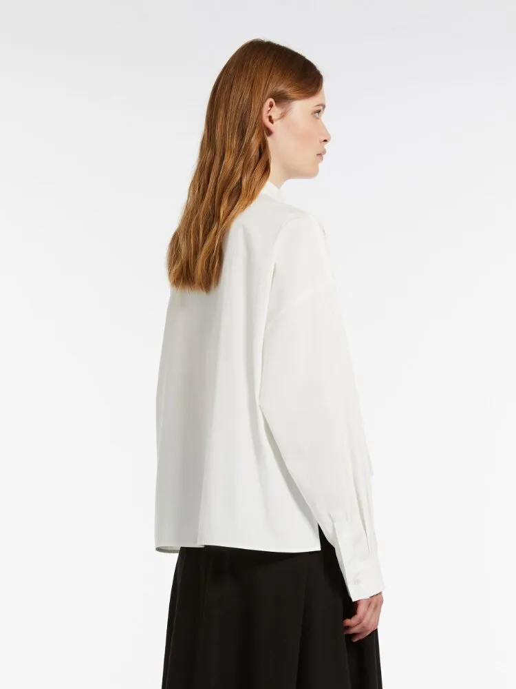 WEEKEND MAX MARA Camicia crop in popeline