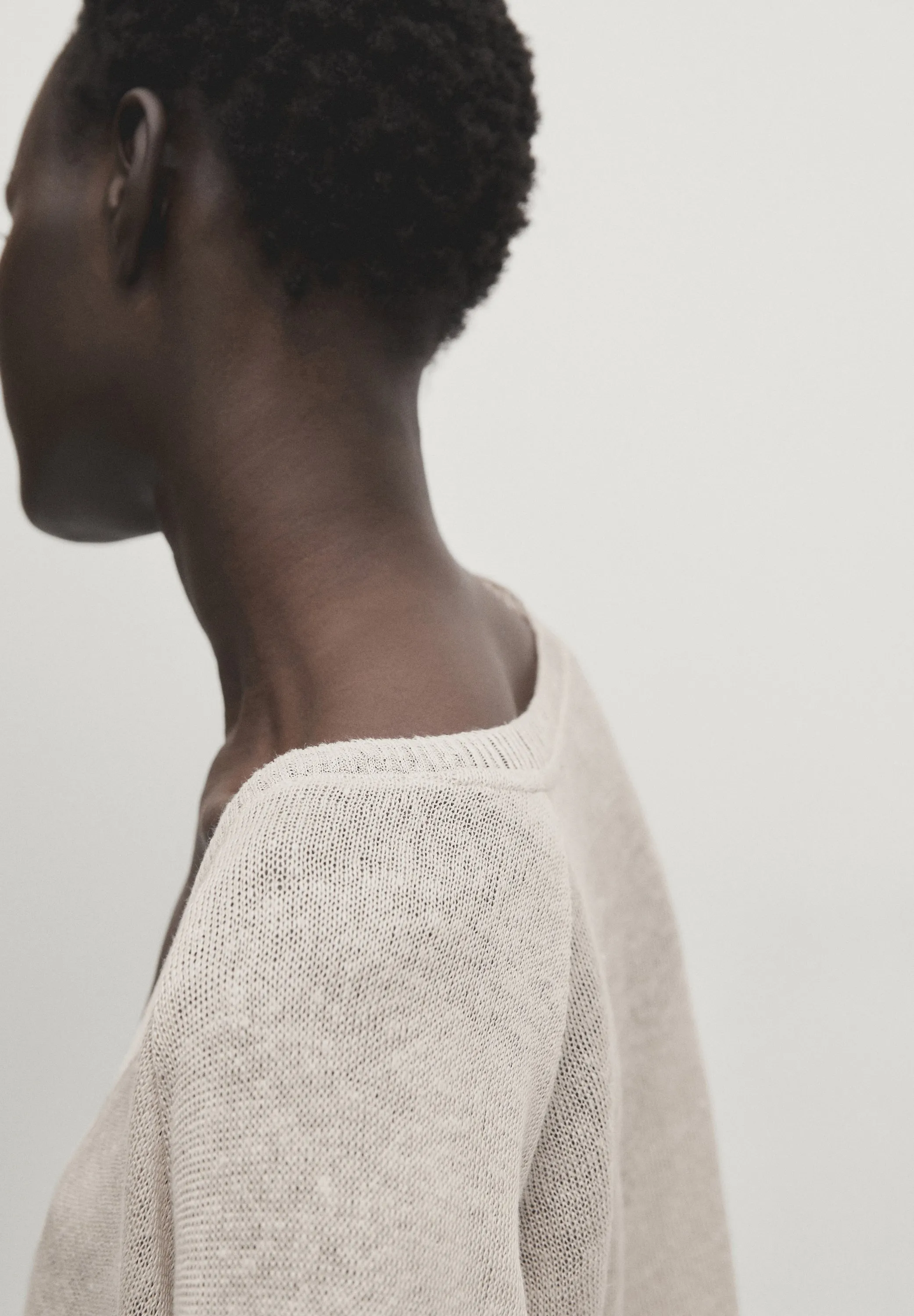 WITH V-NECK - Maglietta a manica lunga