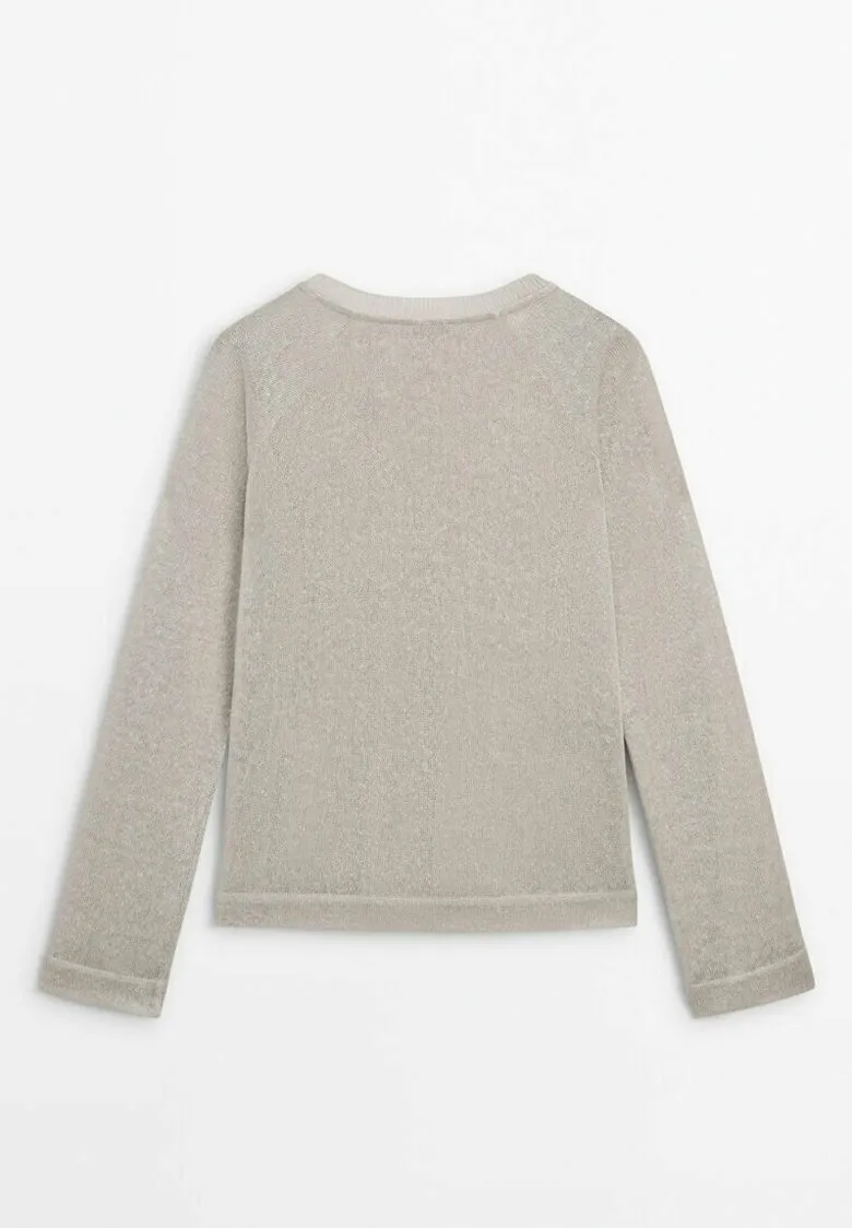 WITH V-NECK - Maglietta a manica lunga