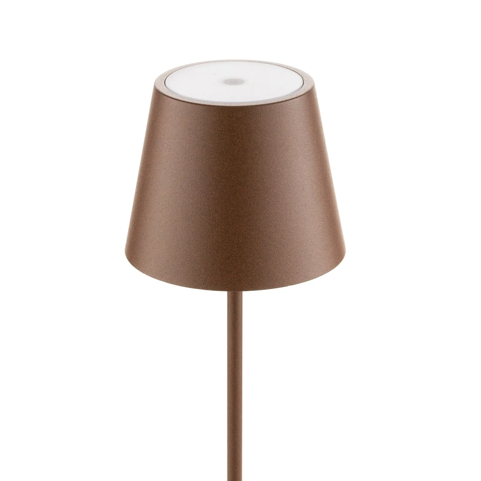 Zafferano Poldina Lampada LED da tavolo a batteria ricaricabile, opaca,