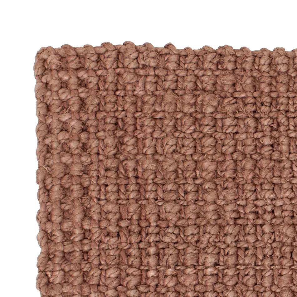 Zerbino in iuta old rose.jm{font-size:18px}60x90 cm